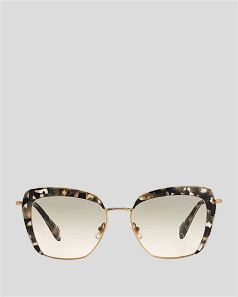 Miu Miu MU52QS DHE3H2 Sunglasses in Tortoiseshell